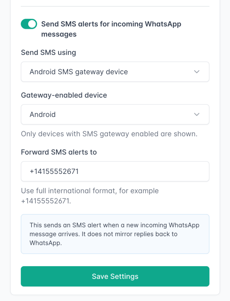 How to Auto Forward WhatsApp Messages to Email or SMS - AutoForward Text