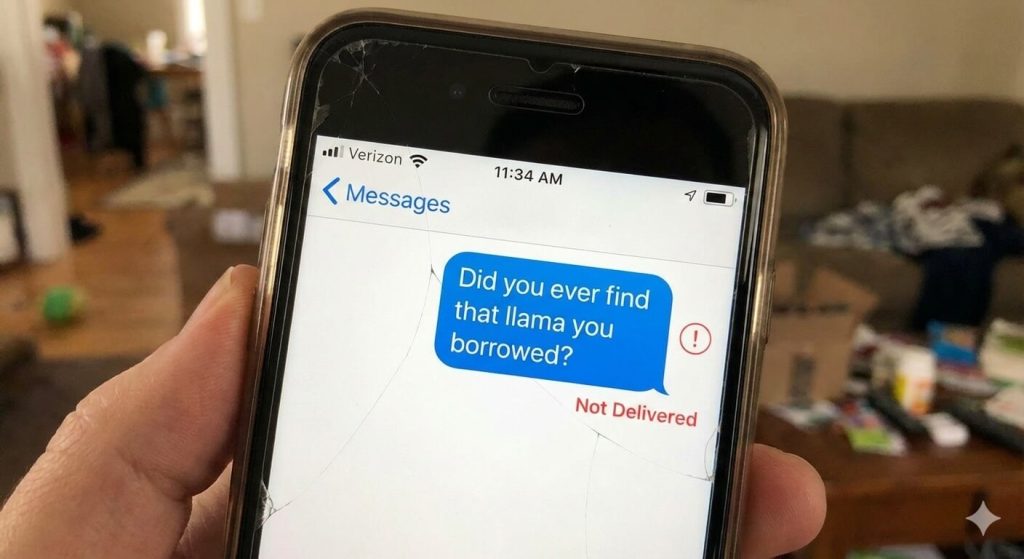 Reasons for not delivered text messages