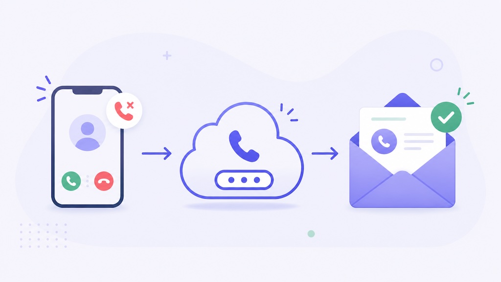 Automatic Missed Call Alerts to Your Email