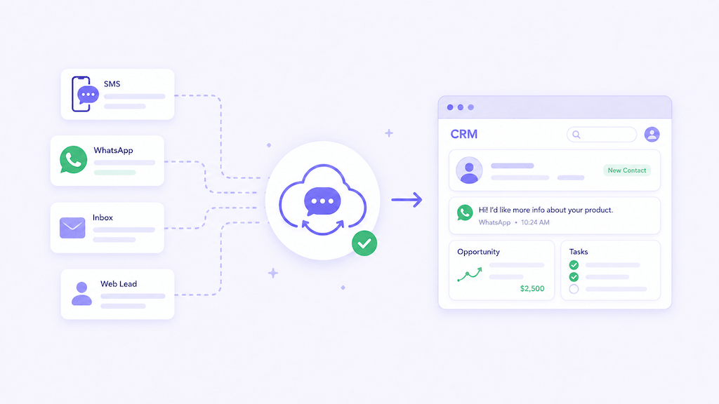 automatically forward messages to your CRM